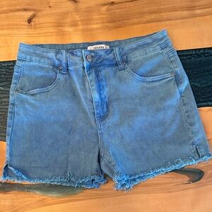 ZINANA Distressed Blue Denim Shorts